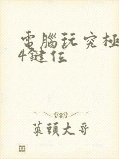 电脑玩究极风暴4键位