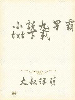小说九星霸体诀txt下载