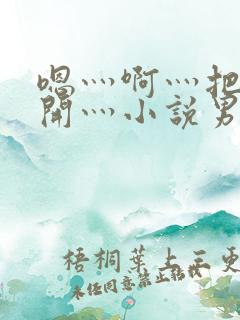 嗯灬啊灬把腿张开灬小说男同