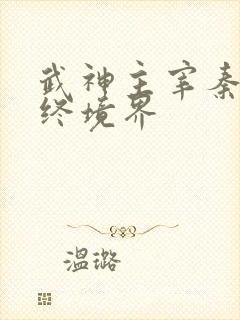 武神主宰秦尘最终境界