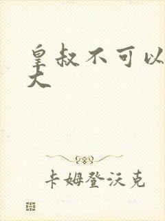 皇叔不可以 太大