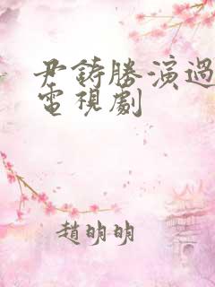 尹铸胜演过哪些电视剧