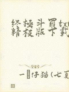 终极斗罗txt精校版下载