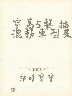宝马5系 插电混动车型及报价