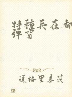 特种兵在都市无弹窗