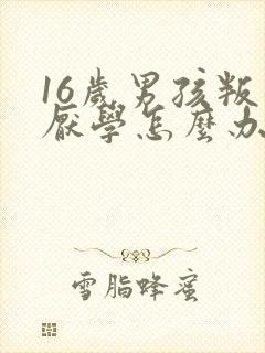 16岁男孩叛逆厌学怎么办