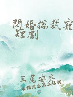 闪婚总裁宠上天 短剧