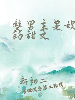 双男主是娱乐圈的甜文