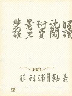 裴景衍沈昭音小说免费阅读最新章节