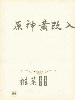 原神黄改入口