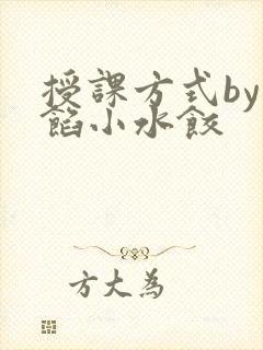 授课方式by肉馅小水饺