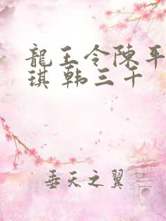 龙王令陈平苏雨琪 韩三千