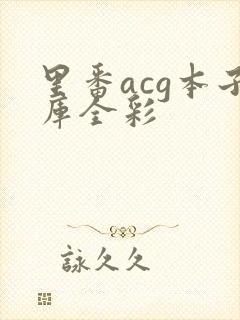 里番acg本子库全彩