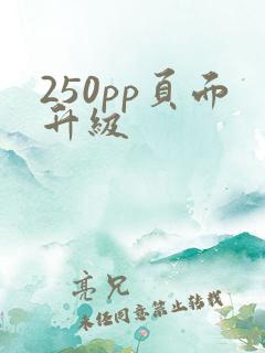 250pp页面升级