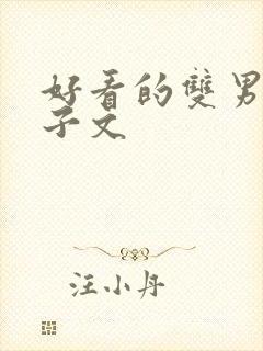 好看的双男主生子文