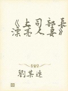 《上司部长出轨漂亮人妻》