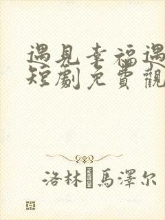 遇见幸福遇见爱短剧免费观看