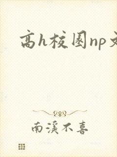 高h校园np文
