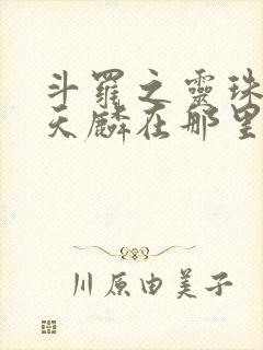 斗罗之灵珠神剑天麟在那里更新