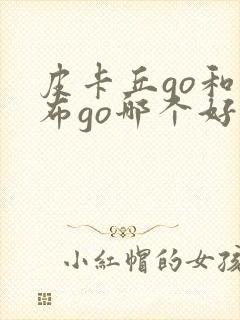 皮卡丘go和伊布go哪个好