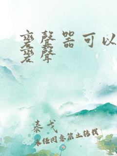 变声器可以实时变声