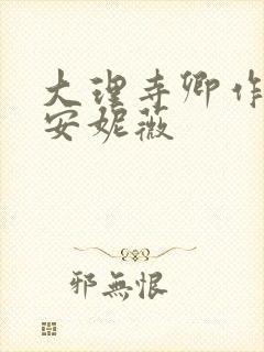 大理寺卿作者:安妮薇