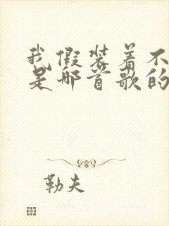 我假装着不在意是哪首歌的歌词