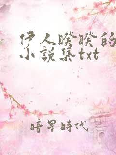 伊人睽睽的全部小说集txt