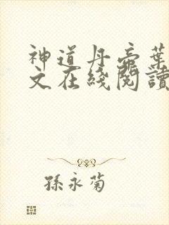神道丹帝叶尘全文在线阅读