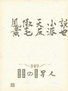 凤傲天小说里的黄毛反派也想要幸福生活