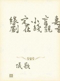 缘定小盲妻 短剧 在线观看