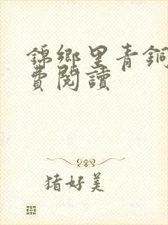 锦乡里青铜穗免费阅读