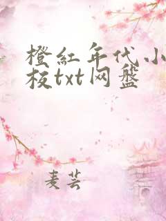 橙红年代小说精校txt网盘