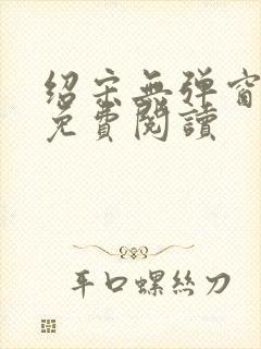 绍宋无弹窗全文免费阅读