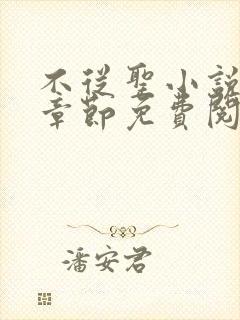 不从圣小说最新章节免费阅读