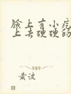 脸上有小疙瘩摸上去硬硬的