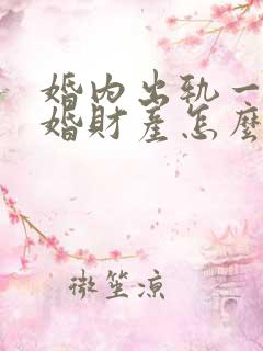 婚内出轨一次离婚财产怎么分割