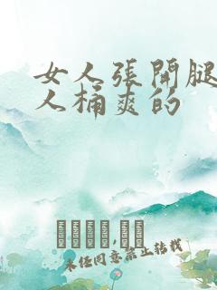 女人张开腿让男人桶爽的