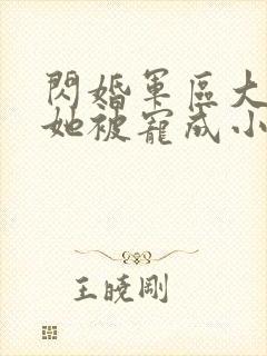 闪婚军区大佬后她被宠成小娇妻