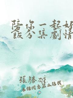 陪你一起好好吃饭分集剧情介绍