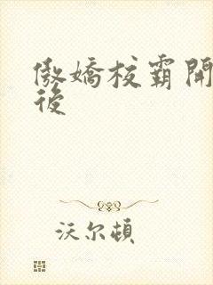 傲娇校霸开荤以后