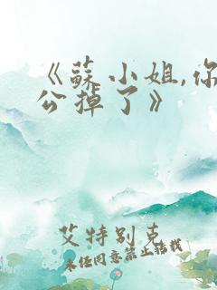 《苏小姐,你老公掉了》