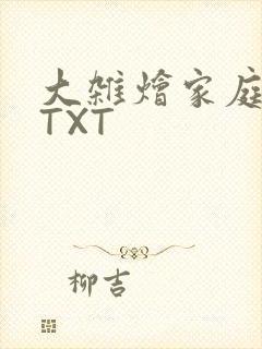 大杂烩家庭小说TXT