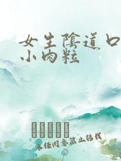 女生阴道口痒长小肉粒