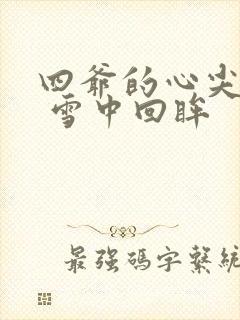 四爷的心尖宠妃 雪中回眸