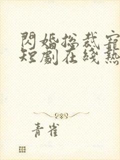 闪婚总裁宠上天短剧在线热播