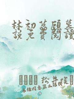 林初荔顾慕辰小说免费阅读最新章节