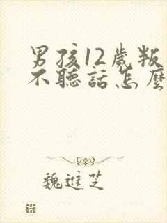 男孩12岁叛逆不听话怎么办