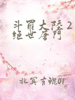 斗罗大陆 2 绝世唐门