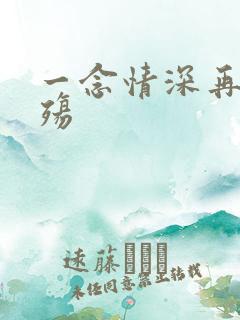 一念情深再念成殇